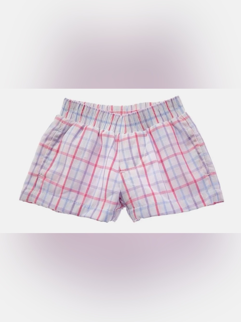 TBBC boys Sheffield Shorts, Winter Park Windowpane w/ Beale Street Blue, 5T
